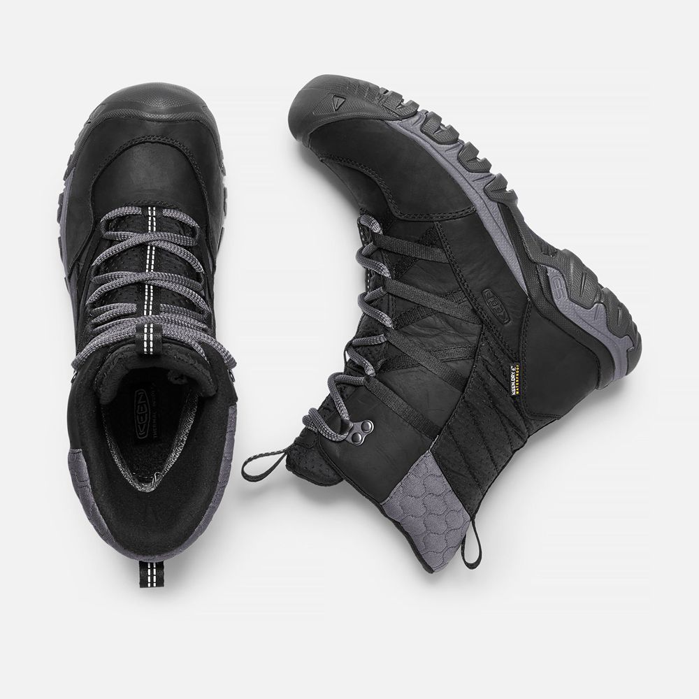 Keen Kar Botu Kadın Siyah - Hoodoo Iii Lace Up - Türkiye QVAD10854